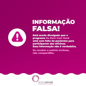 Nota de esclarecimento sobre notícia falsa