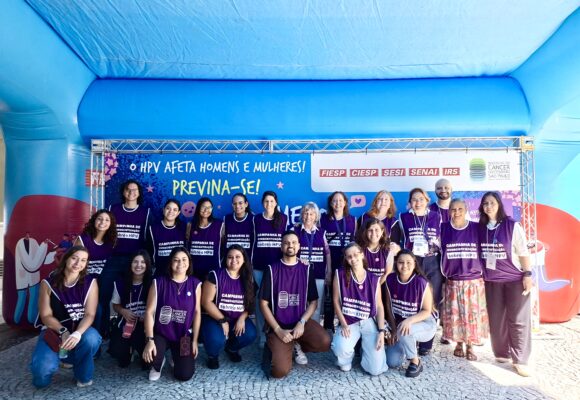 Ação de Conscientização sobre o HPV na Avenida Paulista, em São Paulo