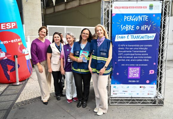 Ação de Conscientização sobre o HPV na Avenida Paulista, em São Paulo