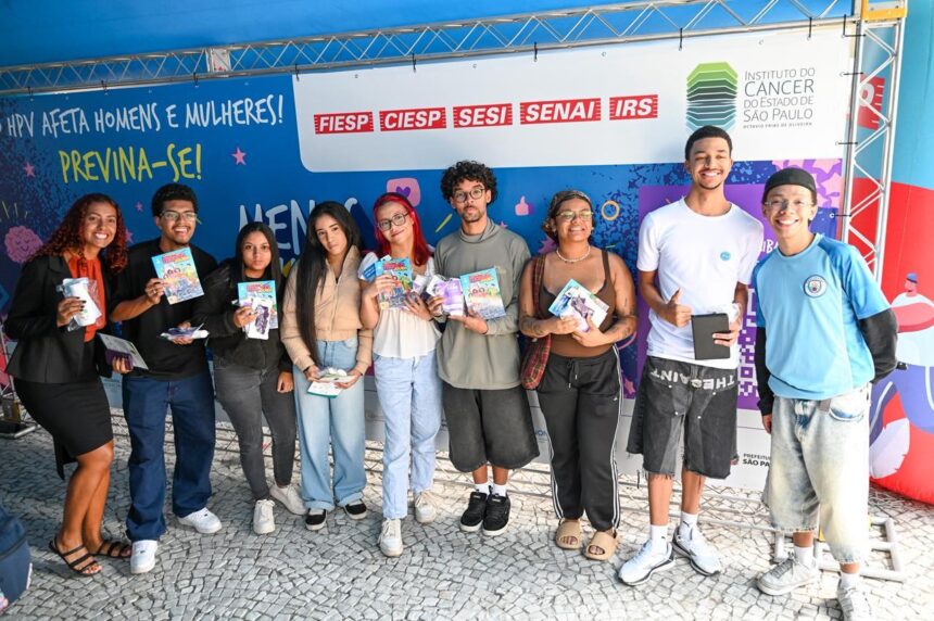 Ação de Conscientização sobre o HPV na Avenida Paulista, em São Paulo